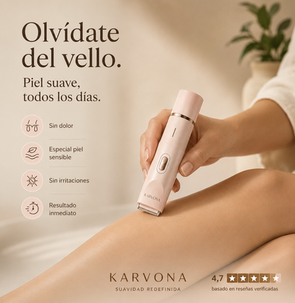 Depiladora Eléctrica 2 en 1 para Mujer